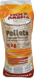 15 kg sack of Holz Arena wood pellets, German white fir